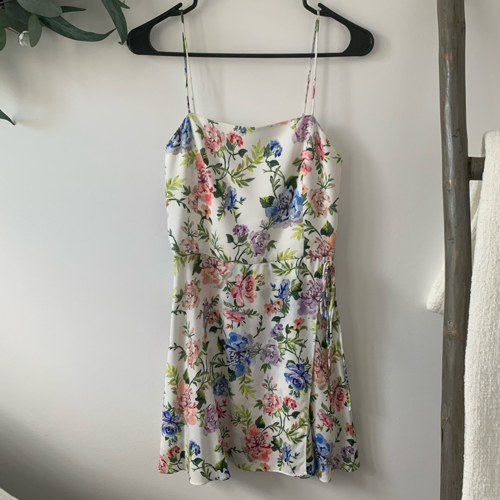 Alice and Olivia Trixie Floral Mini Dress